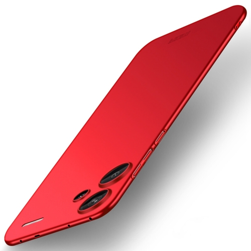 

For Redmi Note 13 Pro+ MOFI Micro-Frosted PC Ultra-thin Hard Phone Case(Red)