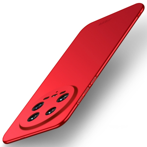 

ForXiaomi 14 Ultra MOFI Micro-Frosted PC Ultra-thin Hard Phone Case(Red)