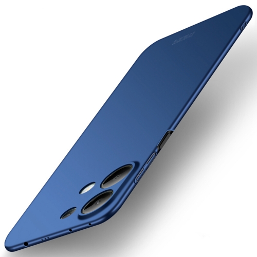 

For Xiaomi Redmi Note 13 4G MOFI Micro-Frosted PC Ultra-thin Hard Phone Case(Blue)