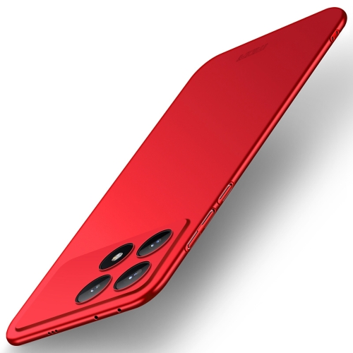 

For Xiaomi Redmi K70E / Poco X6 Pro MOFI Micro-Frosted PC Ultra-thin Hard Phone Case(Red)