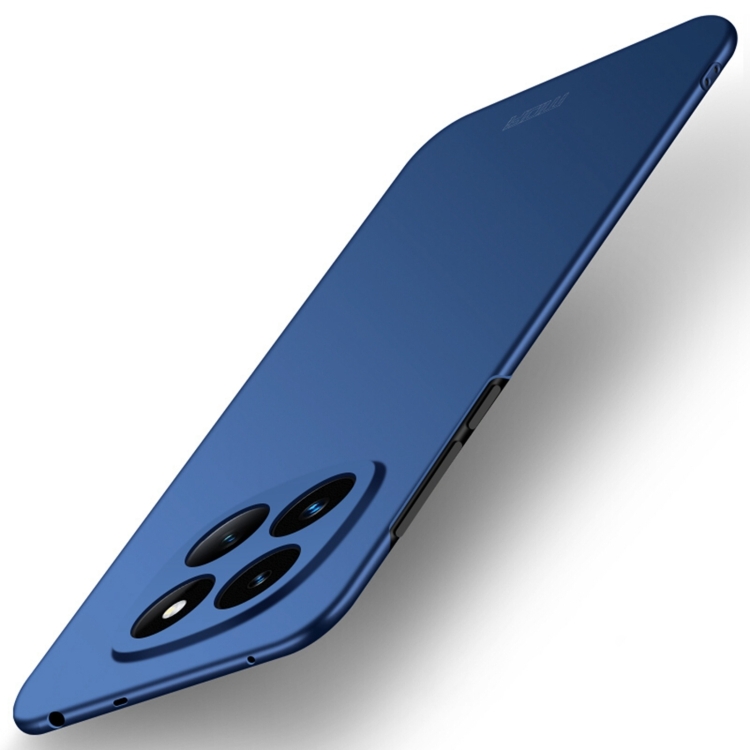 

For Xiaomi Redmi Note 14 Pro+ MOFI Micro-Frosted PC Ultra-thin Hard Phone Case(Blue)