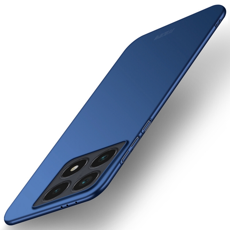 

For Xiaomi 14T MOFI Micro-Frosted PC Ultra-thin Hard Phone Case(Blue)