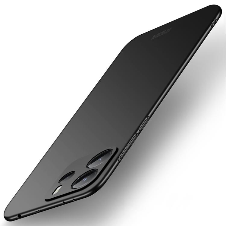 

For Xiaomi Redmi Note 14 4G 163.25mm MOFI Micro-Frosted PC Ultra-thin Hard Phone Case(Black)