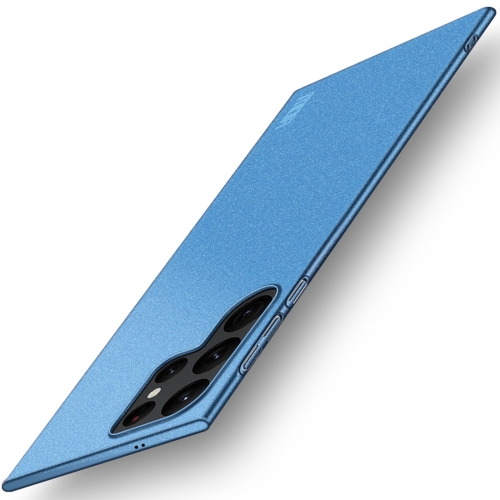 

For Samsung Galaxy S24 Ultra 5G MOFI Fandun Series Frosted PC Ultra-thin All-inclusive Phone Case(Blue)