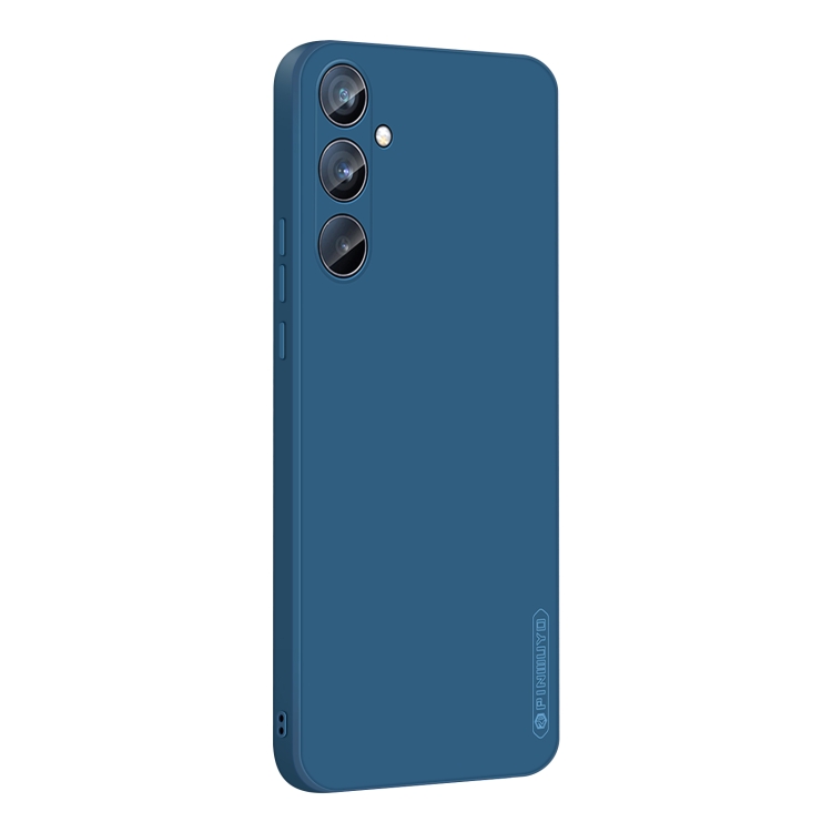 

For Samsung Galaxy A56 5G PINWUYO Sense Series Liquid Silicone TPU Phone Case(Blue)