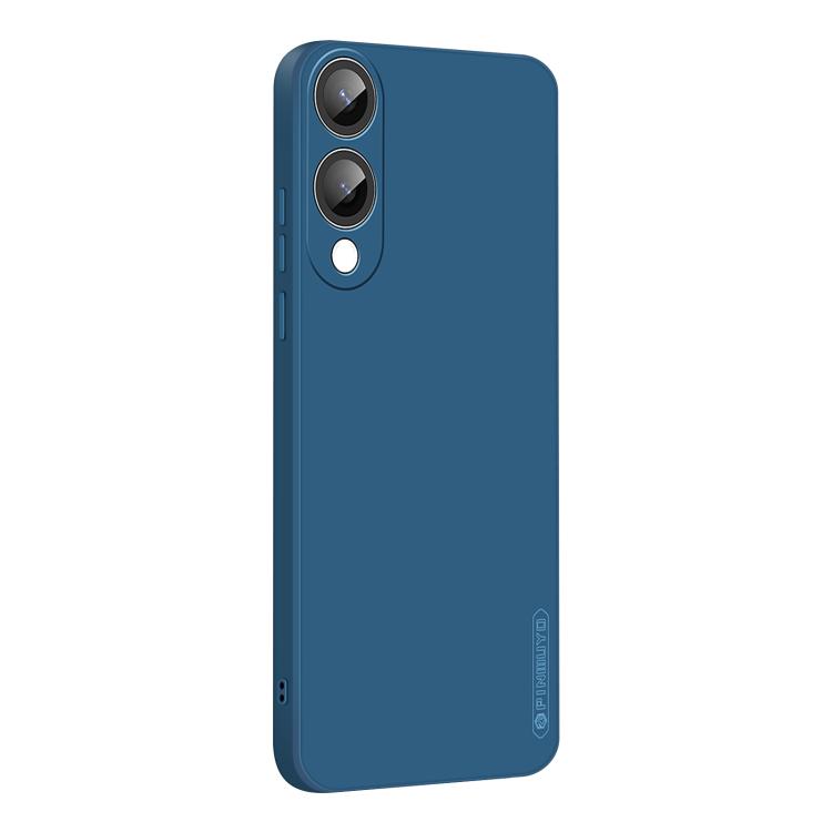 

For Samsung Galaxy S25 Edge 5G PINWUYO Sense Series Liquid Silicone TPU Phone Case(Blue)