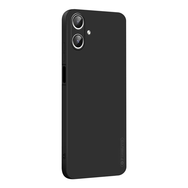 

For Samsung Galaxy A06 5G PINWUYO Sense Series Liquid Silicone TPU Phone Case(Black)