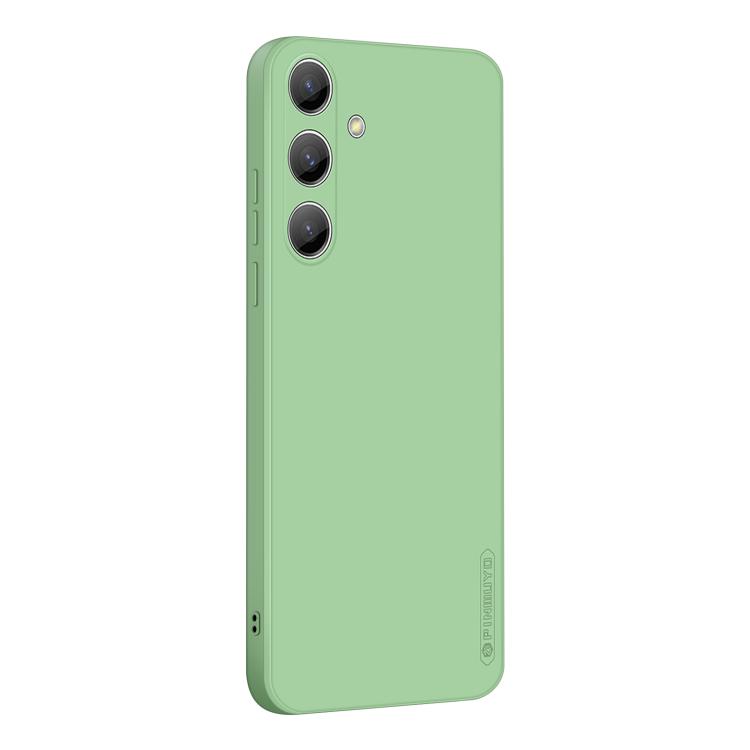 For Galaxy S25 FE 5G PINWUYO Sense Series Liquid Silicone TPU Phone Case(Green)