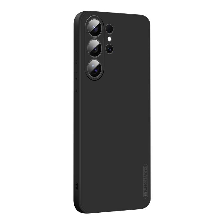 

For Samsung Galaxy S26 Ultra 5G PINWUYO Sense Series Liquid Silicone TPU Phone Case(Black)
