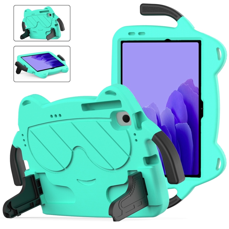 

For Sumsung Galaxy Tab A7 10.4 2020 Ice Baby EVA Shockproof Hard PC Tablet Case(Mint Green+Black)