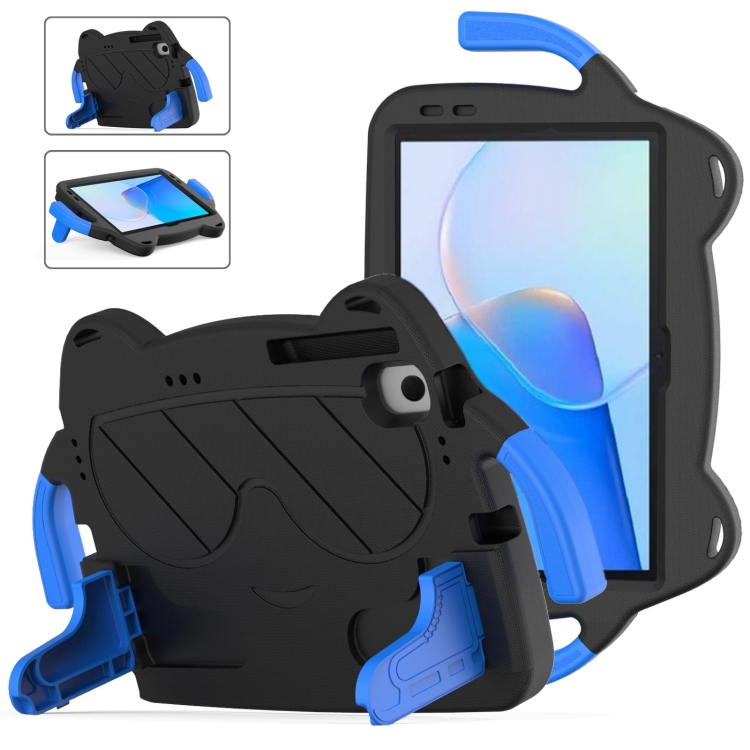 

For Huawei Matepad SE 10.4 2023 Ice Baby EVA Shockproof Hard PC Tablet Case(Black+Blue)