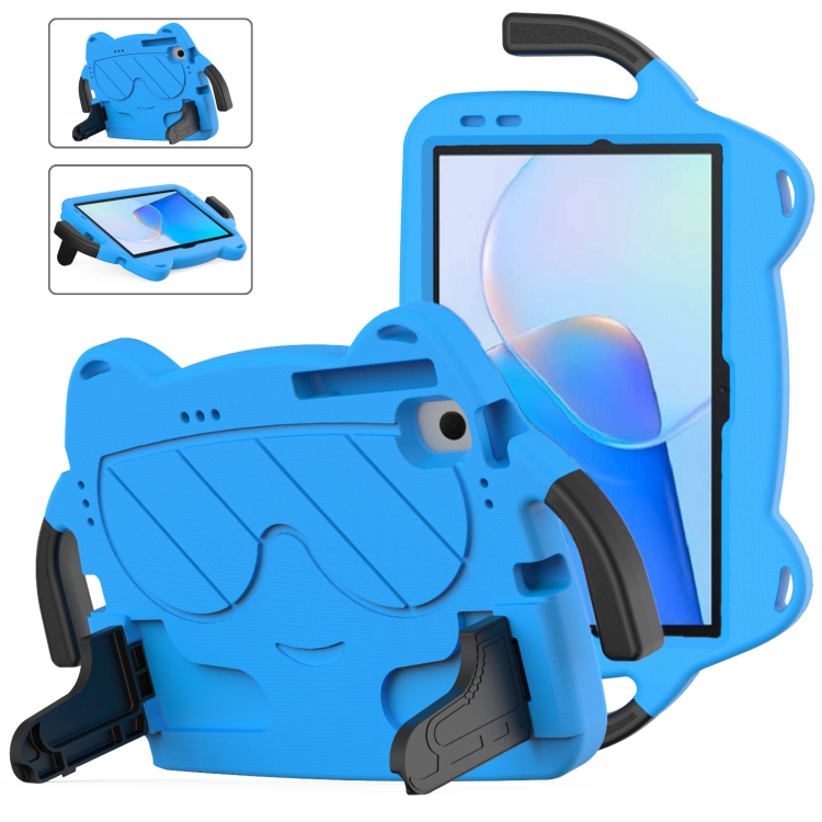 

For Huawei Matepad SE 10.4 2023 Ice Baby EVA Shockproof Hard PC Tablet Case(Sky Blue+Black)