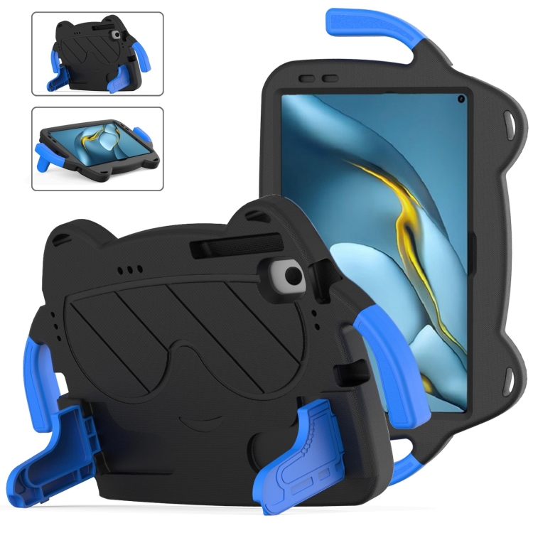 

For Huawei Matepad Pro 10.8 2021/2019 Ice Baby EVA Shockproof Hard PC Tablet Case(Black+Blue)