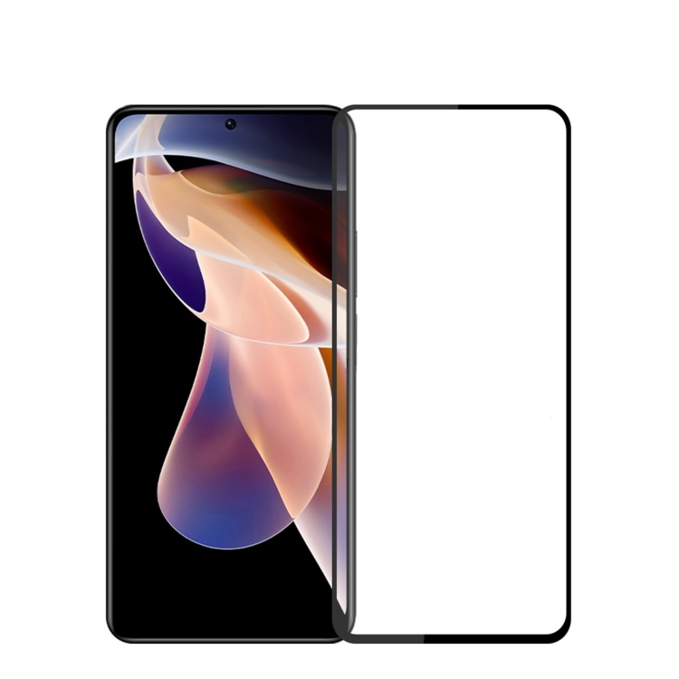 

For OPPO K11x PINWUYO 9H 2.5D Full Screen Tempered Glass Film(Black)