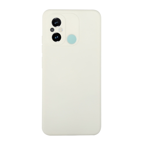 

For Xiaomi Poco C55 / Redmi 12C ENKAY Hat-Prince Liquid Silicone Shockproof Soft Phone Case(Beige)