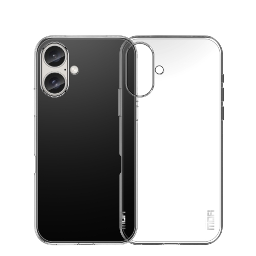 

For iPhone 16 MOFI Ming Series Ultra-thin TPU Phone Case(Transparent)