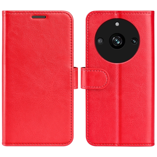 

For Realme 11 Pro R64 Texture Horizontal Flip Leather Phone Case(Red)