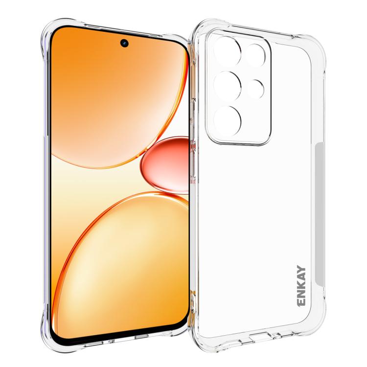 For Realme C85 Pro 4G Global ENKAY Transparent TPU Shockproof Anti-slip Phone Case