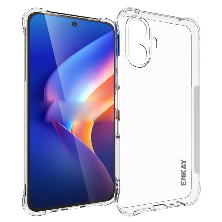 For TCL K70 Nxtpaper 5G ENKAY Hat-Prince Transparent TPU Shockproof Phone Case