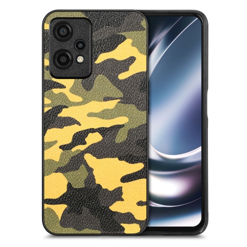 

For Oneplus Nord CE 2 Lite 5G Camouflage Leather Back Cover Phone Case(Yellow)