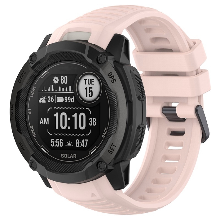 

For Garmin Instinct 2X Sports Silicone Replacement Watch Band(Pink)