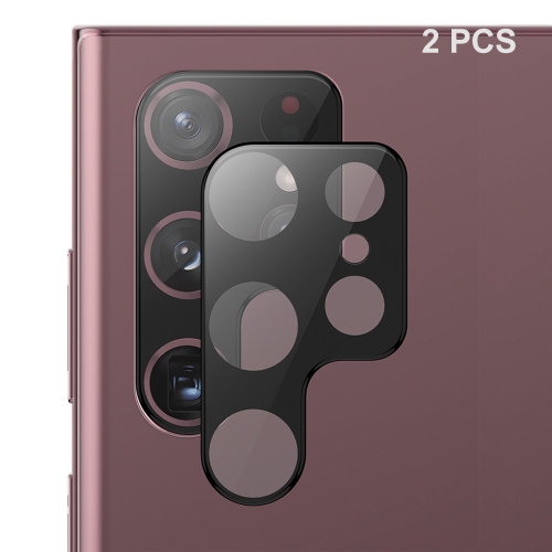 

For Samsung Galaxy S24 Ultra 5G 2pcs ENKAY Hat-Prince 9H Rear Camera Lens Tempered Glass Film(Black)