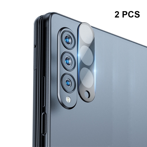 

For Samsung Galaxy Z Fold6 2pcs ENKAY Hat-Prince 9H Rear Camera Lens Tempered Glass Film(Black)