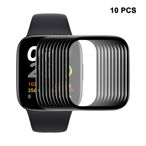 

For Redmi Watch 3 Lite 10pcs ENKAY 3D Full Coverage Soft PC Edge + PMMA HD Screen Protector Film