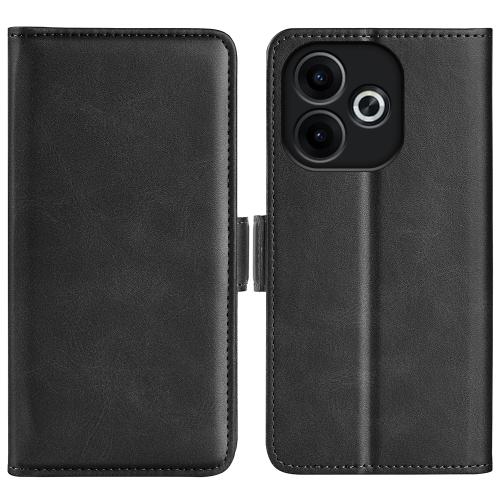 

For OPPO A5 Pro Global Dual-side Magnetic Buckle Horizontal Flip Leather Phone Case(Black)