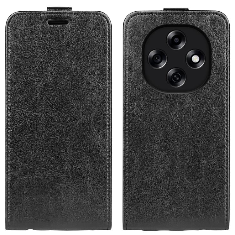 

For OPPO A6 Pro Global / F31 5G R64 Texture Single Vertical Flip Leather Phone Case(Black)