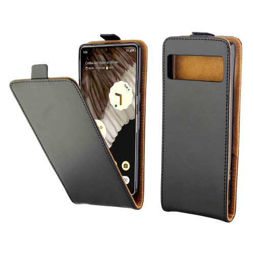 

For Google Pixel 7 Pro Vertical Flip Leather Phone Case with Card Slot(Black)