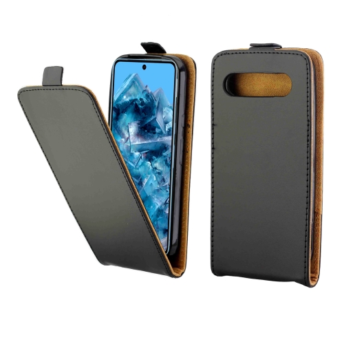 For Google Pixel 8 Pro Vertical Flip Leather Phone Case with Card Slot(Black) чехол rack case для google pixel 6 rose gold