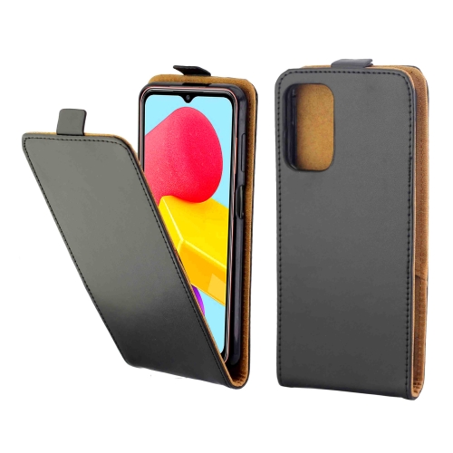 

For Samsung Galaxy M13 4G Vertical Flip Leather Case with Card Slot(Black)