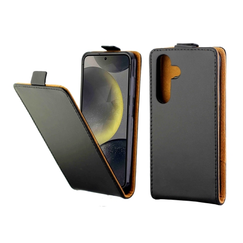 

For Samsung Galaxy S24 5G Vertical Flip Leather Case with Card Slot(Black)