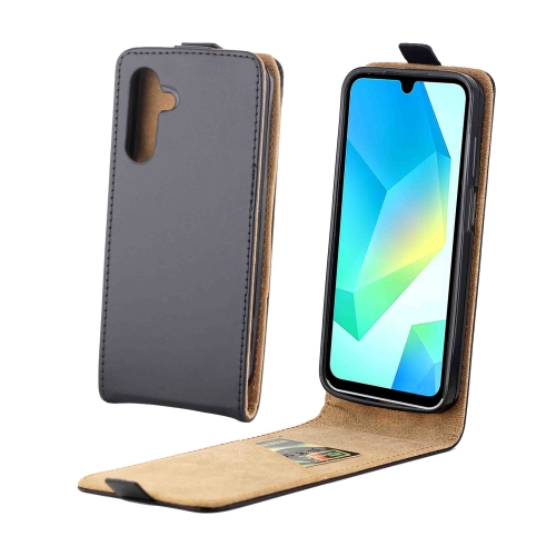 

For Samsung Galaxy A16 5G Vertical Flip Leather Case with Card Slot(Black)