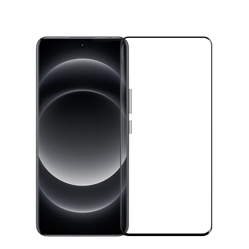 For Xiaomi 14 Ultra MOFI 9H 3D Hot Bending Tempered Glass Film(Black) корпус powercase mistral z4c white tempered glass mesh cmiz4cw l4