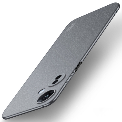 

For OPPO K11X 5G MOFI Fandun Series Frosted PC Ultra-thin All-inclusive Phone Case(Gray)