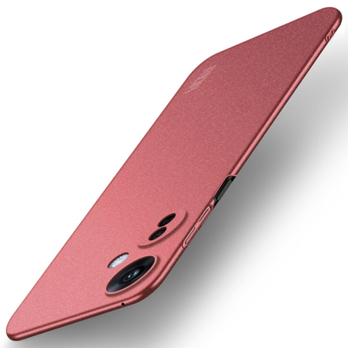 

For OPPO K11X 5G MOFI Fandun Series Frosted PC Ultra-thin All-inclusive Phone Case(Red)