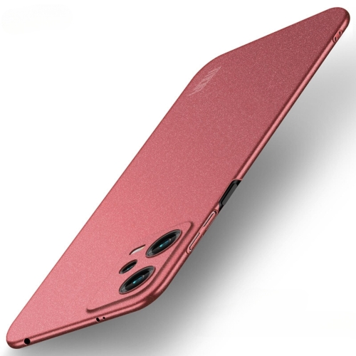 

For Xiaomi Redmi Note 12 Global MOFI Fandun Series Frosted PC Ultra-thin All-inclusive Phone Case(Red)