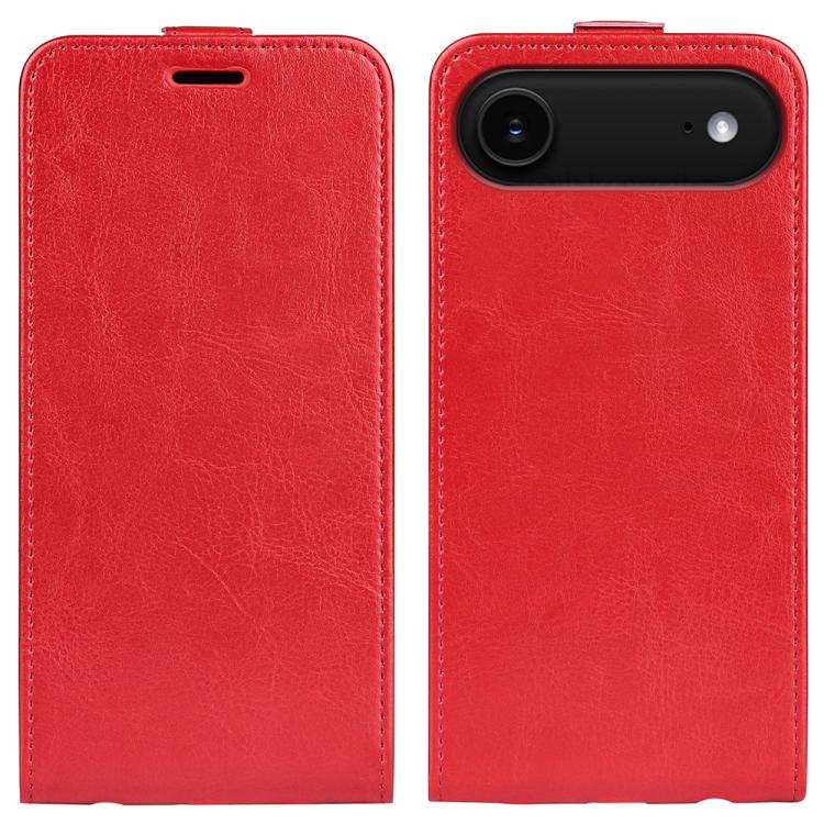 

For iPhone 17 Air R64 Texture Single Vertical Flip Leather Phone Case(Red)