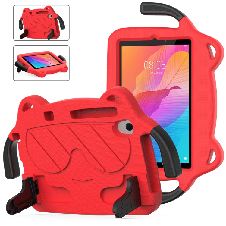 Custodia Antiurto Per Bambini Huawei MatePad T8 8.0 2020 Con Maniglia E Supporto - Blu - 5