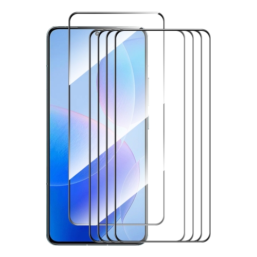 

For Redmi K70 / K70 Pro / K70E 5pcs ENKAY Hat-Prince Full Glue High Aluminum-silicon Tempered Glass Film