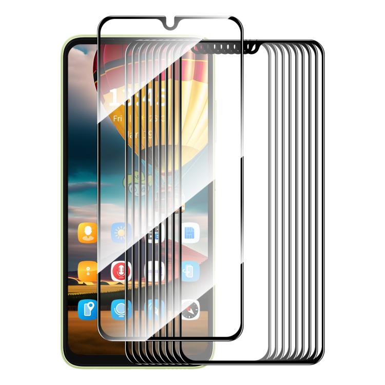 

For Redmi 15C Global 171.5mm / Poco C85 10pcs ENKAY Hat-Prince Full Glue High Aluminum-silicon Tempered Glass Film