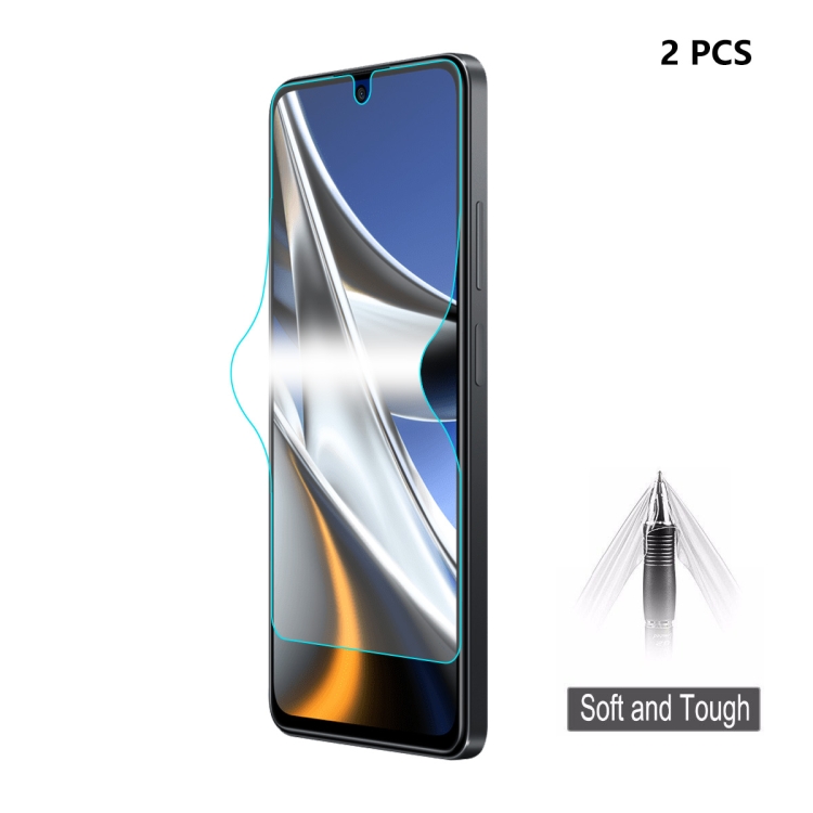 

For Xiaomi Poco X5 / Redmi K60 / K60 Pro 2pcs ENKAY Full Glue Soft Explosion-proof Hydrogel Film