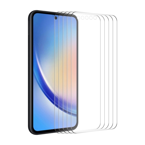 

For Samsung Galaxy A55 5pcs ENKAY 0.26mm 9H 2.5D High Aluminum-silicon Tempered Glass Film