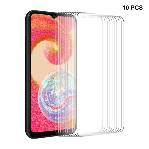 

For Samsung Galaxy M04 10pcs ENKAY 0.26mm 9H 2.5D High Aluminum-silicon Tempered Glass Film