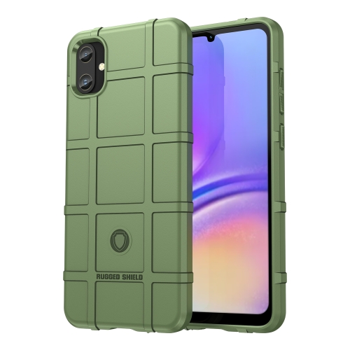 

For Samsung Galaxy A05 Full Coverage Shockproof TPU Phone Case(Army Green)