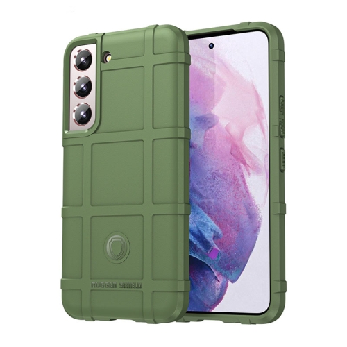 

For Samsung Galaxy S24+ 5G Full Coverage Shockproof TPU Phone Case(Army Green)
