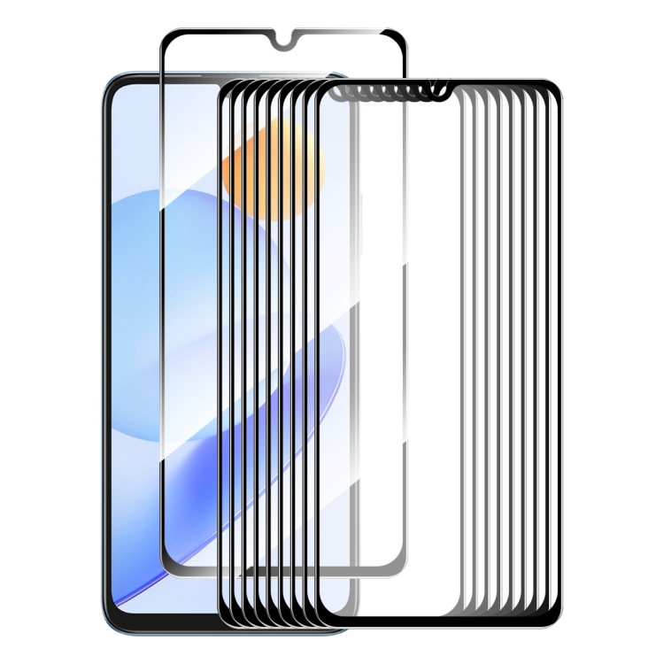 

For Huawei Nova Y71 / Enjoy 60 10pcs ENKAY Full Glue High Aluminum-silicon Tempered Glass Film