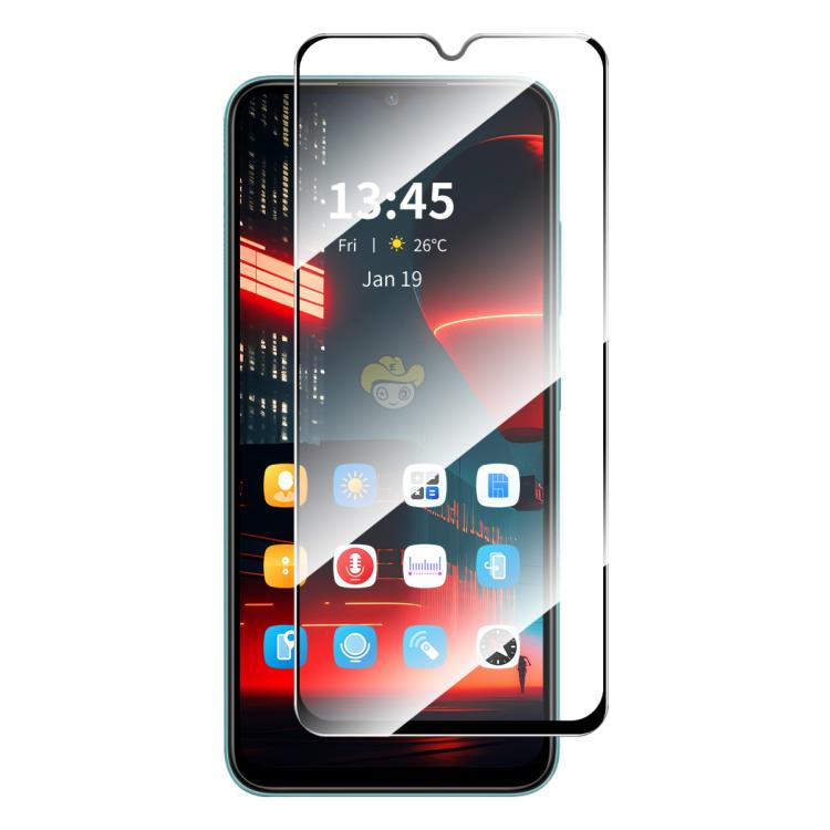 

For Samsung Galaxy A17 5G ENKAY Hat-Prince Full Glue High Aluminum-silicon Tempered Glass Film